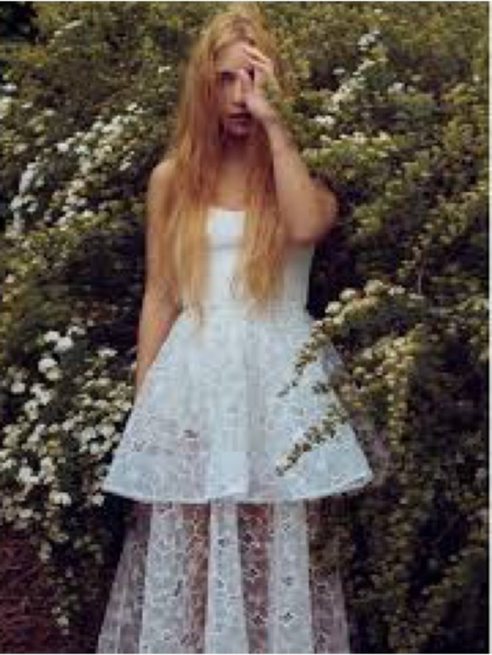 Hill House Home The Isabella Nap Dress White Lace Size 14